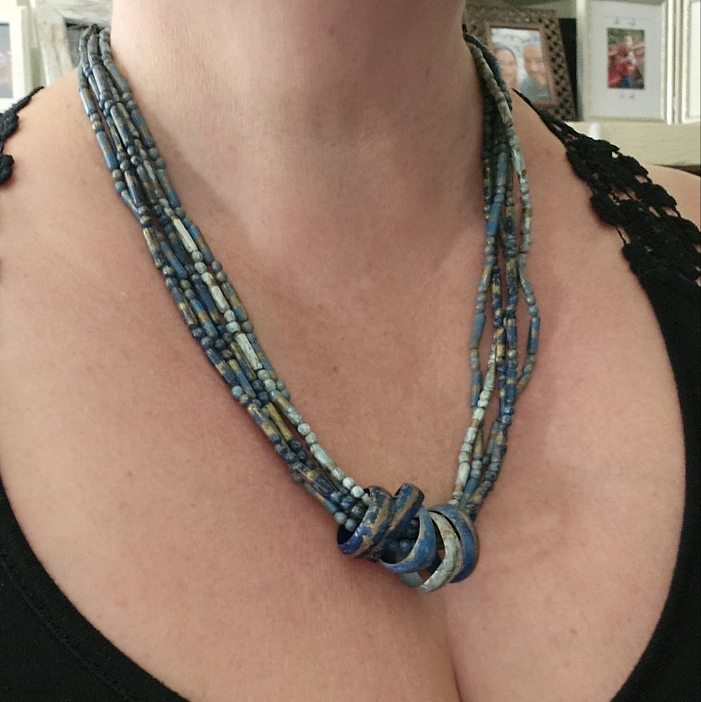 Vintage 1980's beaded necklace
